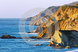 Cliffs on Sopelana coast