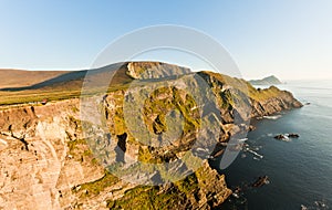 Cliffs on sunset, Ireland