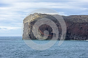 Cliffs Surtsey Island, Iceland