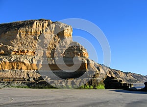 Cliffs at Torrey Pines State Beach, La Jolla, California photo