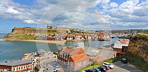 Cliffs in Whitby, England