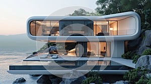 Cliffside Home Overlooking Ocean