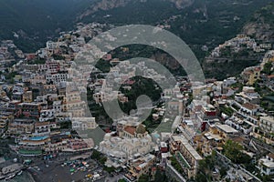 Cliffside village of Positano on southern Italy's Amalfi Coast.