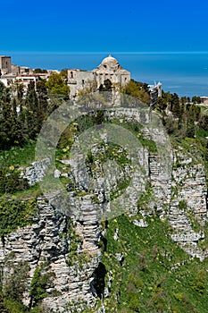 Clifftop Church Trapani Sicily