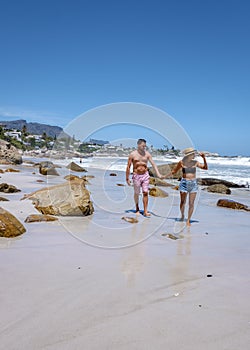 Clifton beach Cape Town South Africa, white sandy beach in Cape Town Clifton