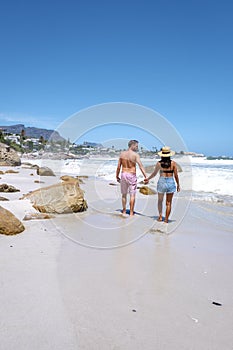 Clifton beach Cape Town South Africa, white sandy beach in Cape Town Clifton