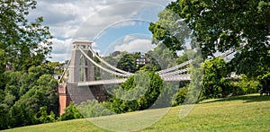 Clifton Suspension Bridge spanning the River Avon, United Kingdom