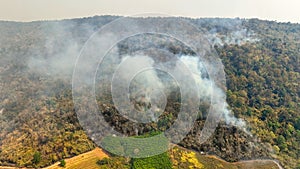 Climate change, Agriculture burning release carbon dioxide (CO2) emissions