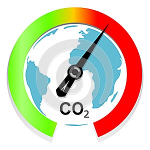 Climate change and global warming concept