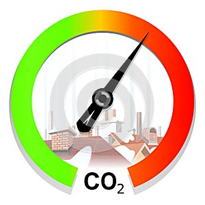 Climate change and global warming concept