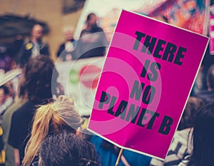 Climate Change March Sign