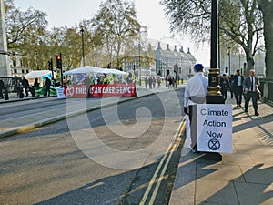 Extinction Rebellion Protest demonstrations London UK photo