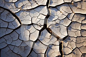 Podnebí krize suchý země křaplavý a říká z měnící se poušť 