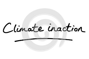 Climate inaction photo