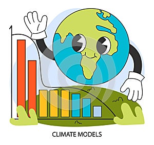 Climate models. Global warming solutions. Weather patterns research