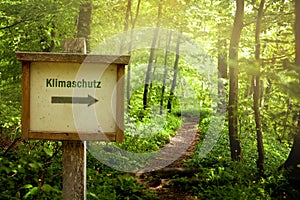Climate Protection - Klimaschutz (German Language) photo
