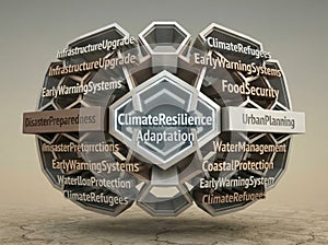 Climate Resilience and Adaptation Concept Tag Cloud