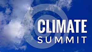 Climate Summit Page Header. Webmasters