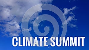 Climate Summit Page Header. Webmasters