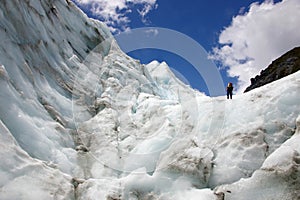 Climber Fox Glacier