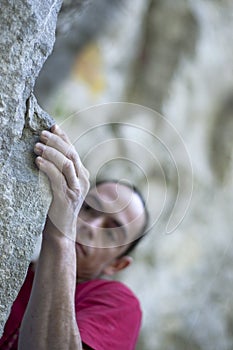 Climber grip photo