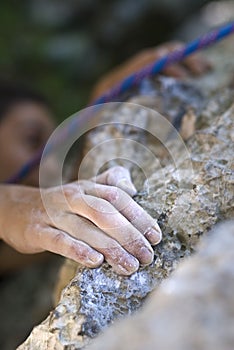 climber hand