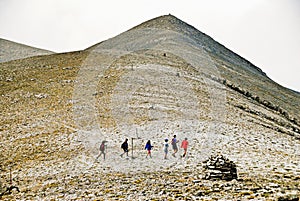 Climbers on Olympus mountain