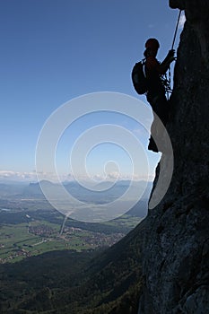 Escaladores silueta 