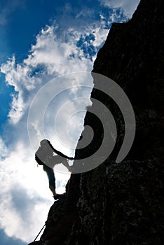 Climbing photo