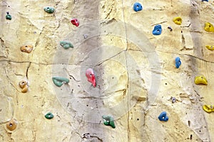 Climbing Artificial Wall Background Texture