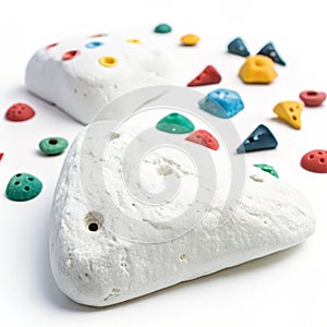Climbing chalk vector element photo