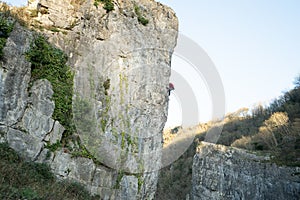 Climbing Cheddar Gorge