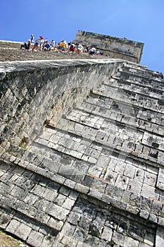 Climbing Chitchen Itza