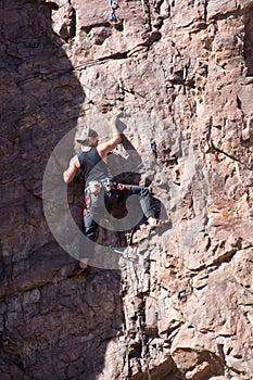 Climbing on the edge of shadow