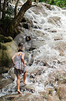 Climbing The Falls