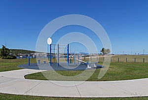 Climbing frame for children in a park