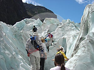 Climbing Franz Joseph Glacier