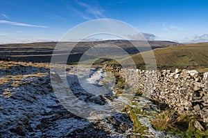 Climbing Great Whernside from Kettlewell in the Yorkshire Dales