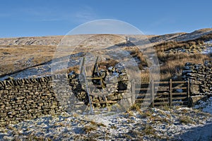 Climbing Great Whernside from Kettlewell in the Yorkshire Dales