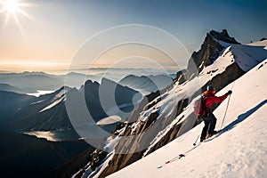 A climbing guidebook open to a page describing a challenging route, with hand-drawn topo diagrams for reference