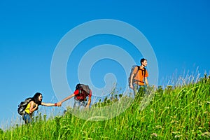 Climbing the hill