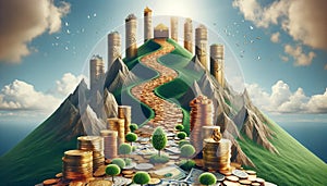 Climbing the Mountain of Financial Success: A Metaphorical Journey