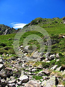 Montagna pendenza Italiano Alpi 