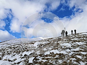 Climbing mountains - wintertime