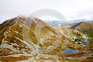 Climbing Ostry Rohac peak at Tatras