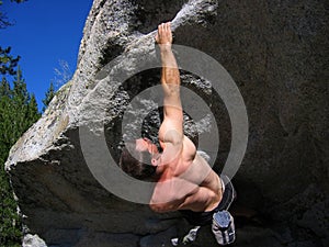 climbing rock