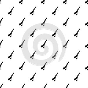 Climbing rope pattern seamless vector