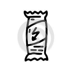 climbing snack bar line vector doodle simple icon