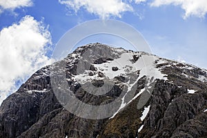 Climbing, walking and skiiing in Glen Coe in the Highlands of Scotland