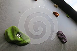 Climbing wall photo